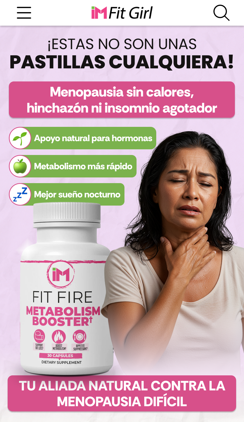 IM Fit Fire - Pelea en contra a la Menopausia